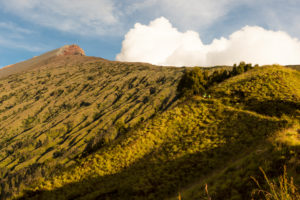 the summit of the Gunung Rinjani the summit of the Gunung Rinjani